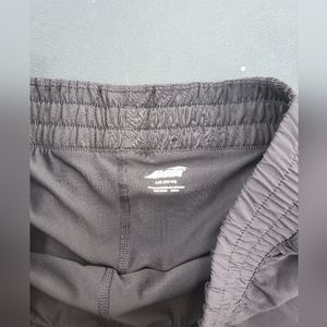 Avia brand- black running shorts with attached spandex